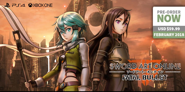 play-asia.com, Sword Art Online: Fatal Bullet, Sword Art Online: Fatal Bullet PlayStation 4, Sword Art Online: Fatal Bullet Xbox One, Sword Art Online: Fatal Bullet Japan, Sword Art Online: Fatal Bullet Asia, Sword Art Online: Fatal Bullet EU, Sword Art Online: Fatal Bullet US, Sword Art Online: Fatal Bullet release date, Sword Art Online: Fatal Bullet price, Sword Art Online: Fatal Bullet gameplay, Sword Art Online: Fatal Bullet features