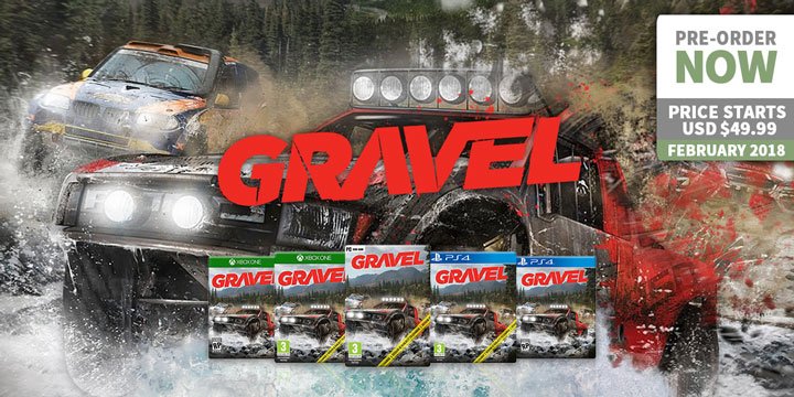 play-asia.com, Gravel, Gravel PlayStation 4, Gravel Xbox One, Gravel PC, Gravel US, Gravel EU, Gravel release date, Gravel price, Gravel gameplay, Gravel features