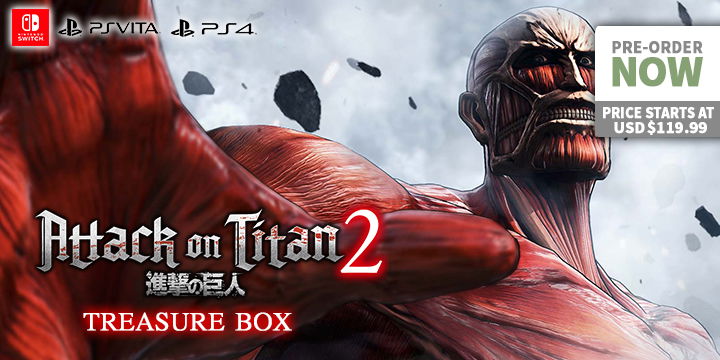 PS4 Attack on Titan TREASURE BOX Shingeki no Kyojin Game Japan