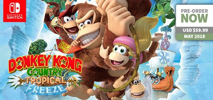 Donkey Kong Country: Tropical Freeze – Launch Trailer (Nintendo Switch) 