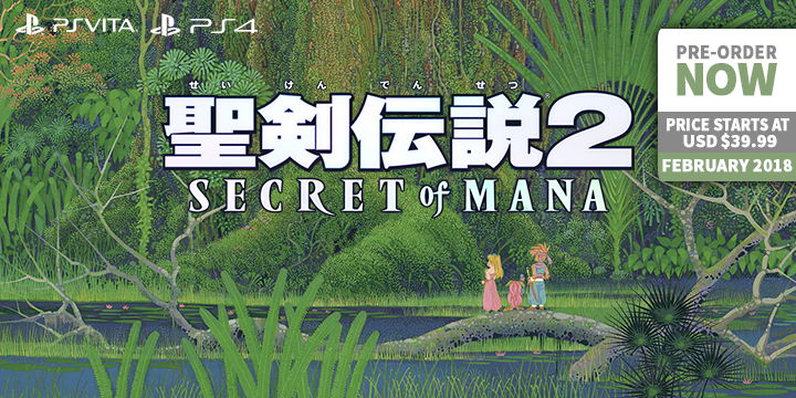 play-asia.com, Secret of Mana, Seiken Densetsu 2 Secret of Mana, Secret of Mana PlayStation 4, Secret of Mana PlayStation Vita, Secret of Mana Japan, Secret of Mana EU, Secret of Mana Asia, Secret of Mana release date, Secret of Mana price, Secret of Mana gameplay, Secret of Mana features 