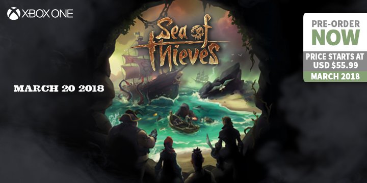 play-asia.com, Sea of thieves, Sea of thieves Xbox One, Sea of thieves EU, Sea of thieves US, Sea of thieves Asia, Sea of thieves release date, Sea of thieves price, Sea of thieves gameplay, Sea of thieves features 