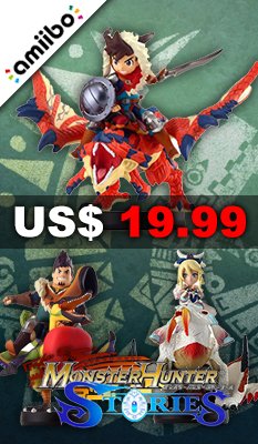 AMIIBO MONSTER HUNTER STORIES SERIES FIGURE (SPECIAL TRIO PACK)