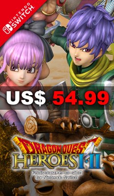 DRAGON QUEST HEROES I・II FOR NINTENDO SWITCH