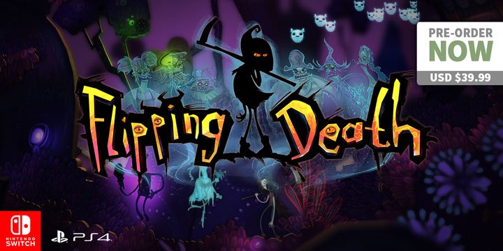 play-asia.com, Flipping Death, Flipping Death PlayStation 4, Flipping Death Nintendo Switch, Flipping Death Europe, Flipping Death US, Flipping Death release date, Flipping Death price, Flipping Death gameplay, Flipping Death features