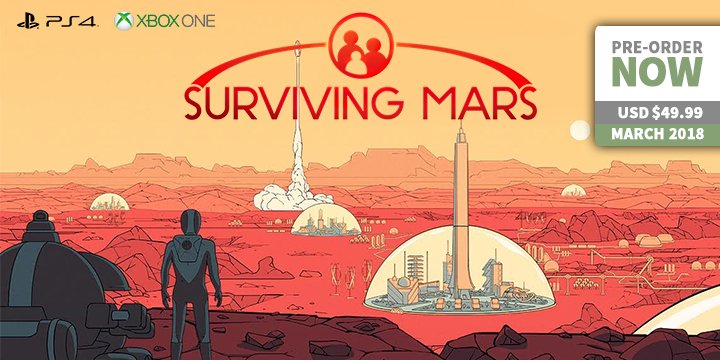 Play-Asia.com, Surviving Mars, Surviving Mars Europe, Surviving Mars PlayStation 4, Surviving Mars Xbox One, Surviving Mars features, Surviving Mars gameplay, Surviving Mars release date, Surviving Mars price
