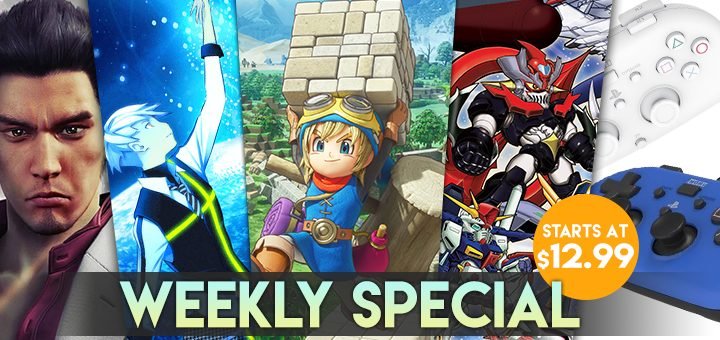 WEEKLY SPECIAL: Yakuza Kiwami, Super Robot Wars V, Dragon Quest Builders, and More!