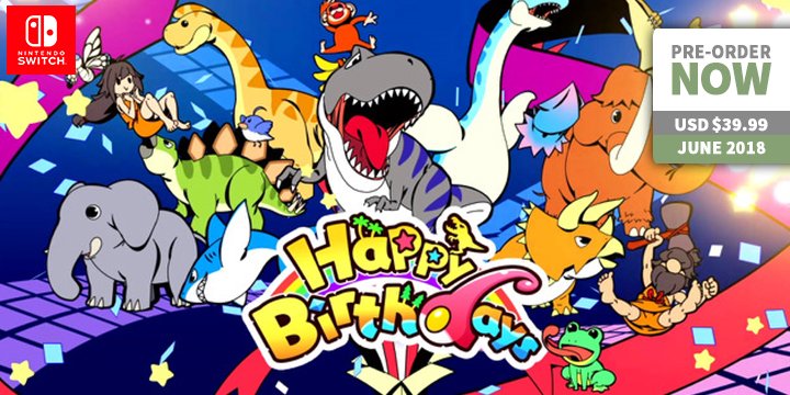 Play-Asia.com, Happy Birthdays, Happy Birthdays Japan, Happy Birthdays Asia, Happy Birthdays release date, Happy Birthdays Nintendo Switch, Happy Birthdays features, Happy Birthdays gameplay, Happy Birthdays price