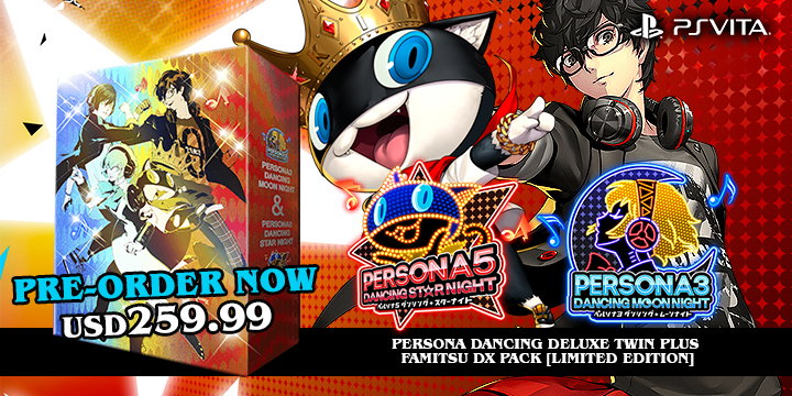 Persona Dancing Deluxe Twin Plus Limited Edition PS Vita Atlus Game Software