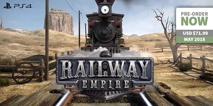 Play-Asia.com, Railway Empire, Railway Empire Japan, Railway Empire PlayStation 4, Railway Empirevb gameplay, Railway Empire features, Railway Empire release date, Railway Empire price