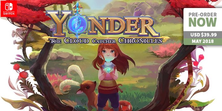 Play-Asia.com, Yonder: The Cloud Catcher Chronicles, Yonder: The Cloud Catcher Chronicles Europe, Yonder: The Cloud Catcher Chronicles Nintendo Switch, Yonder: The Cloud Catcher Chronicles gameplay, Yonder: The Cloud Catcher Chronicles features, Yonder: The Cloud Catcher Chronicles release date, Yonder: The Cloud Catcher Chronicles price