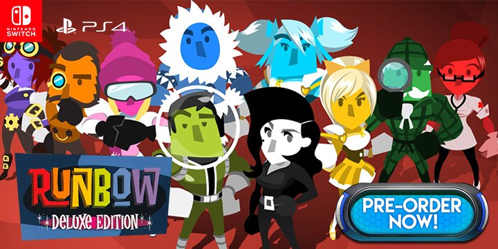 Play-Asia.com, Runbow Deluxe Edition, Runbow Deluxe Edition US, Runbow Deluxe Edition Europe, Runbow Deluxe Edition PlayStation 4, Runbow Deluxe Edition Nintendo switch, Runbow Deluxe Edition gameplay, Runbow Deluxe Edition features, Runbow Deluxe Edition release date, Runbow Deluxe Edition price, Runbow Deluxe Edition trailer, Runbow Deluxe Edition delay