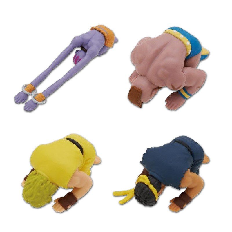 play-asia.com, street fighter, street fighter toys, street fighter collectibles, street fighter collector's items, Street Fighter II: Kneeling on Ground Strap 2.0 (Set of 4 pieces)