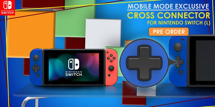 Mobile Mode Exclusive Cross Connector for Nintendo Switch (L), Nintendo, Switch, Hori, joycon, play-asia.com