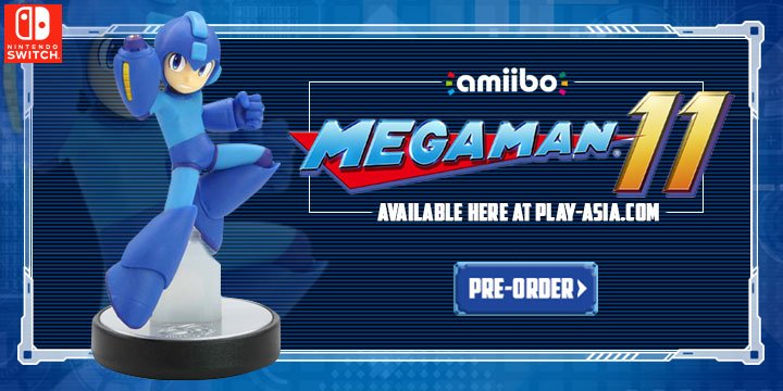 Play-Asia.com, Mega Man 11, Rockman 11, amiibo Mega Man 11, amiibo Rockman 11, Mega Man 11 amiibo figure