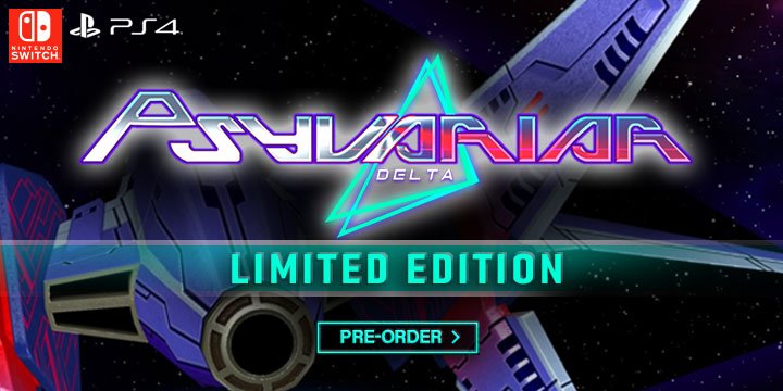 Psyvariar Delta, Psyvariar Delta (Multi-Language), PlayStation 4, Nintendo Switch, release date, price, gameplay, features, Asia, Psyvariar Delta Limited Edition, game 