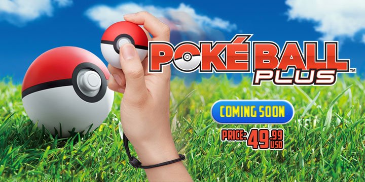 Poké Ball Plus, Switch, Pokémon, US, iOS, Pokémon: Let's Go Pikachu, Pokémon: Let's Go Eevee, Pokémon GO