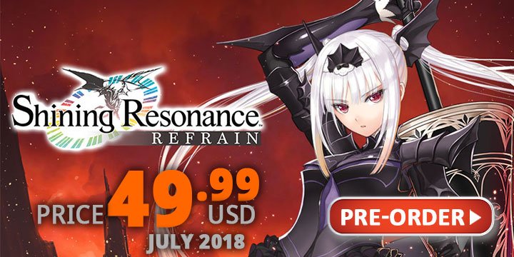 Shining Resonance Re:frain, PS4, Switch, Sega, gameplay, features, release date, screenshots, trailer, Asia
