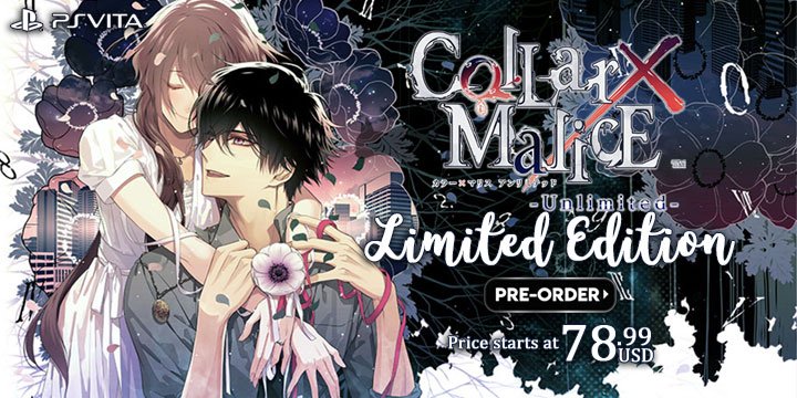  Collar x Malice Unlimited, PS Vita, Japan, gameplay, features, release date, price, trailer, screenshots, Idea Factory
