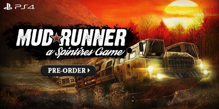 Spintires: MudRunner, PlayStation 4, Japan, release date, price, gameplay, features, game