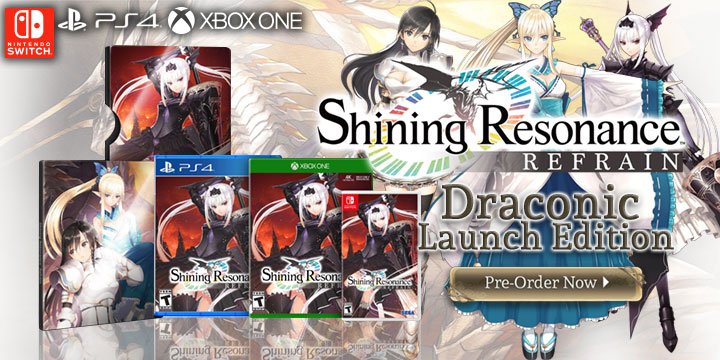 Shining Resonance Refrain, game, trailer, new story trailer, PlayStation 4, Xbox One, Nintendo Switch, release date, price, gameplay, features, US, Europe, Japan