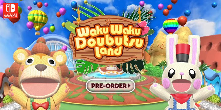 Waku Waku Doubutsu Land, Nintendo Switch, Switch, Japan, Asia, gameplay, features, release date, price, screenshots, trailer, わくわくどうぶつランド