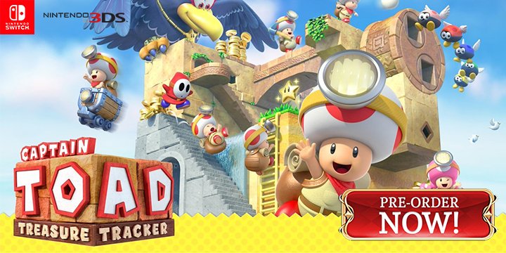 Captain Toad: Treasure Tracker, Nintendo, Nintendo e-shop, US, Europe, Australia, Japan, gameplay, features, release date, trailer, screenshots, Susume! Kinopio Taichou