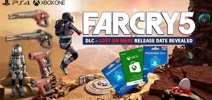 Far Cry 5, Far Cry 5 DLC, Lost on Mars DLC, Far Cry 5 Lost on Mars DLC, release date, price, gameplay, features, US, Europe, Asia, Australia, Japan