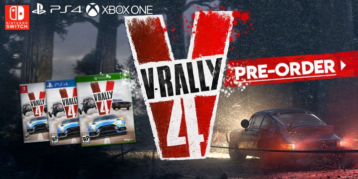 V-Rally 4, PlayStation 4, Xbox One, Nintendo Switch, game, release date, price, features, gameplay, US, Europe