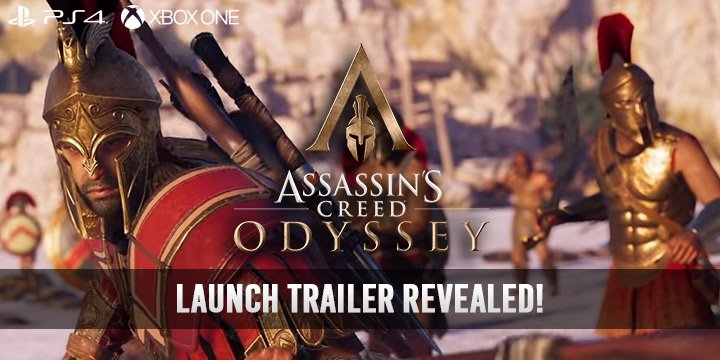 Assassin's Creed Odyssey, PlayStation 4, Xbox One, US, North America, Europe, Australia, Japan, release date, gameplay, trailer, price, features, new trailer, update, launch trailer, choose your fate, Ubisoft