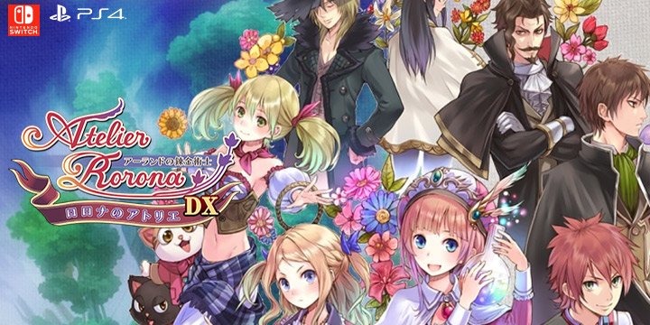 Atelier Arland Trilogy, Atelier Totori: The Adventurer of Arland DX,  Atelier Meruru: The Apprentice of Arland DX, Atelier Rorona: The Alchemist of Arland DX, Gust, Koei Tecmo, Atelier: The Alchemist of Arland 1-2-3 DX, PlayStation 4, Nintendo Switch, release date, price, gameplay, features, trailer