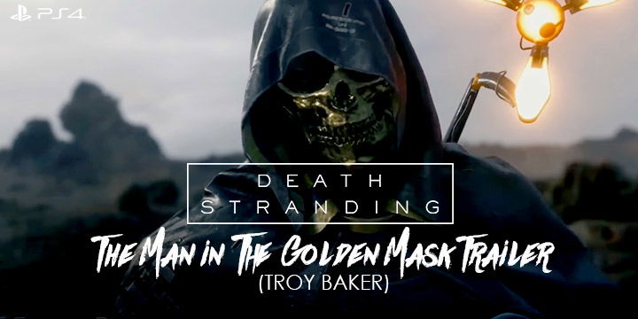 Death Stranding, PlayStation 4, US, North America, Europe, game, release date, trailer, screenshots, Tokyo Game Show 2018, update, Tokyo Game Show, TGS 2018, Japan, Asia, The Man in the Golden Mask, Troy Baker, new character artworks