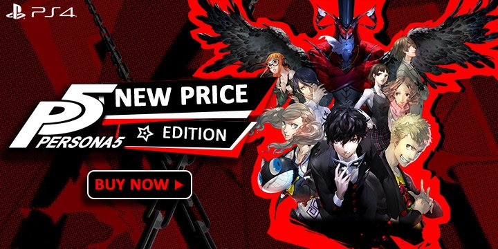 Persona 5 (New Price Edition), ペルソナ5 新価格版, Persona 5, Shin Megami Tensei: Persona 5, PlayStation 4, Japan, release date, gameplay, price, game, trailer