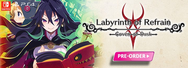 Labyrinth of Refrain: Coven of Dusk, PS4, Switch, US, Europe, Australia, gameplay, features, release date, price, trailer, screenshots, Puppet Creation trailer, update