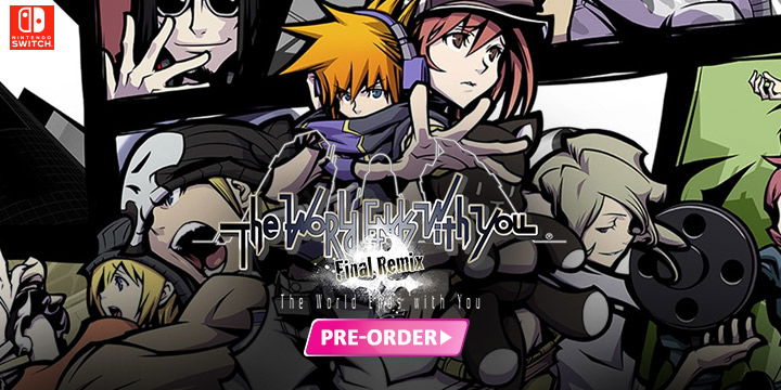 The World Ends With You, The World Ends with You: Final Remix, Nintendo Switch, Switch, Square Enix, US, Europe, Australia, Asia, gameplay, features, release date, price, trailer, screenshots