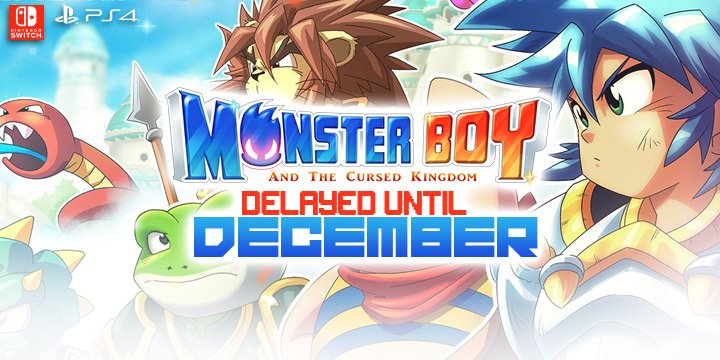 Monster Boy and the Cursed Kingdom, PlayStation 4, Nintendo Switch, US, North America, release date, gameplay, features, price, game, update, delayed