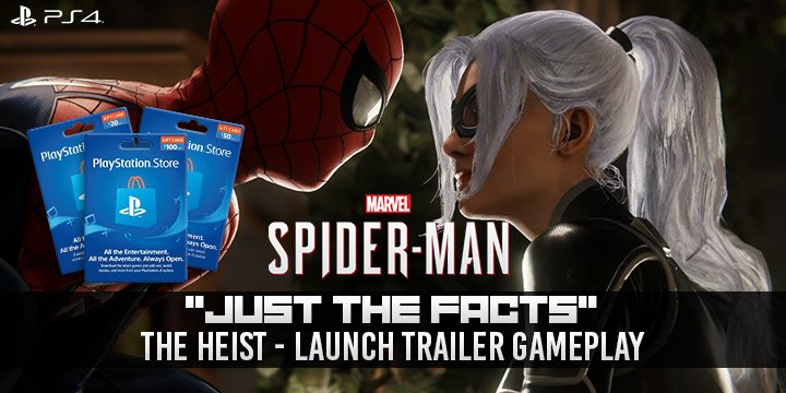 Spider-Man, The Heist Trailer, DLC Trailer, PlayStation 4, Japan, Asia, US, North America, Europe, release date, gameplay, features, price, trailer, DLC, The Heist DLC, Marvel’s Spider-Man: City That Never Sleeps, City That Never Sleeps DLC, update, post-launch DLC, The Heist Just the Facts