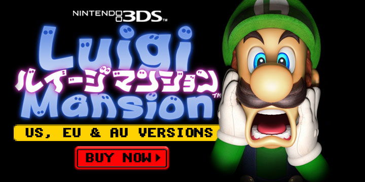 Get Your Luigi's Mansion Japan Nintendo 3DS Version Here! Coming Soon