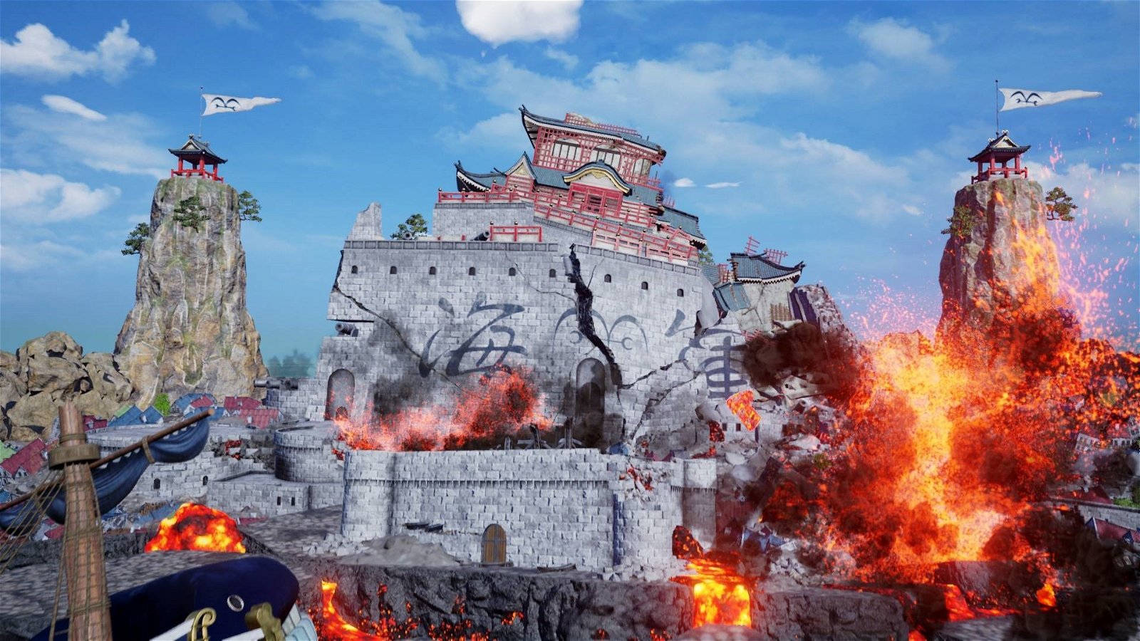 Jump Force, PlayStation 4, Xbox One, release date, gameplay, price, features, US, North America, Europe, update, Marineford Stage, new stage, new screenshots, One Piece's Marineford Stage