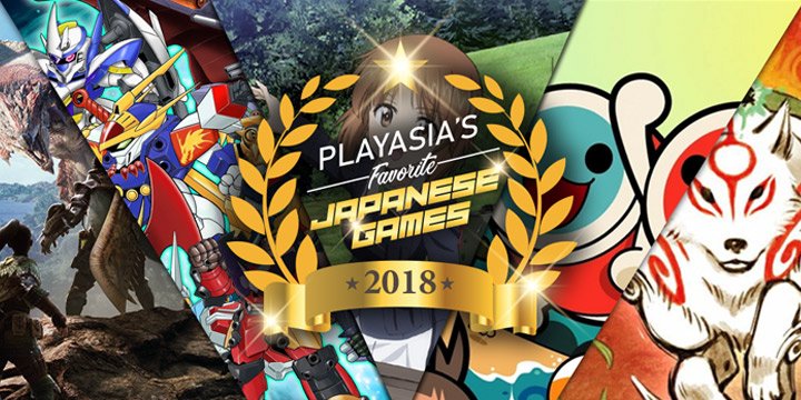 Best of 2018, Playasia's favorite Japanese Games of 2018, Games of 2018, Best Games of 2018, Playasia, games, ps4, PlayStation 4, Nintendo Switch, Switch, Xbox One, 3DS, Nintendo 3DS, Japanese Games