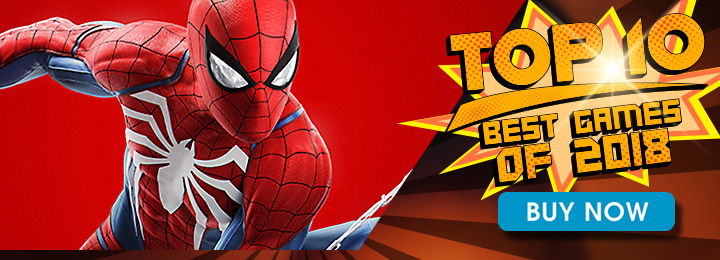 Best Games of 2018, PS4, XONE, Switch, Steam, PC, God of War, Red Dead Redemption 2, Marvel's Spider-Man, Monster Hunter: World, SoulCalibur VI, Assassin's Creed Odyssey, SoulCalibur VI, Super Smash Bros. Ultimate, Far Cry 5, Pokémon: Let’s Go Pikachu!, Pokémon: Let’s Go Eevee!, Call of Duty: Black Ops 4