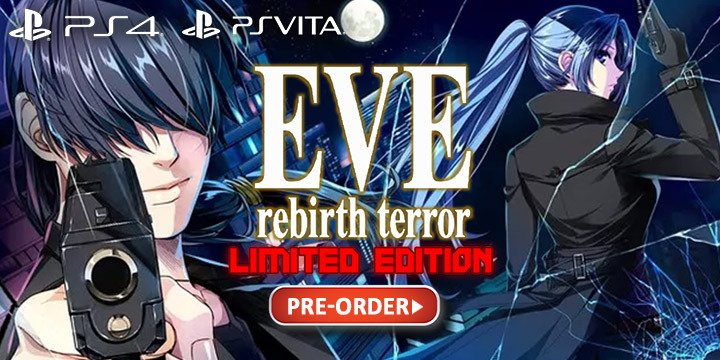 Eve: Rebirth Terror Limited Edition, Eve: Rebirth Terror, PlayStation 4, PlayStation Vita, Japan, PS4, PS Vita, El Dia, price, game, gameplay, features, release date 