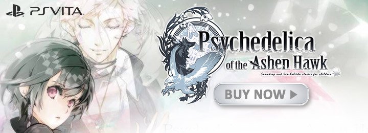 Psychedelica of the Ashen Hawk, Steam, PS Vita, PlayStation Vita, Europe, updates, Haitaka no Psychedelica, 灰鷹のサイケデリカ