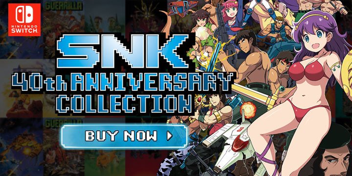 SNK 40th Anniversary Collection, PS4, US, Europe, PlayStation 4, NIS America