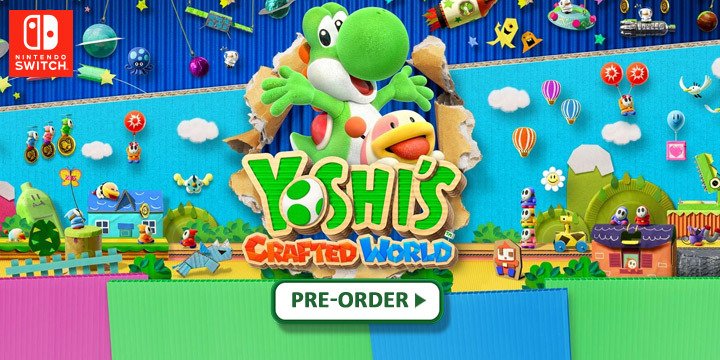 Yoshi's Crafted World, Nintendo, Nintendo Switch, Switch, US, Europe, Japan