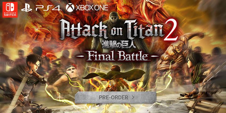 Get the Physical Copy of Attack on Titan 2: Final Battle Here at Playasia!