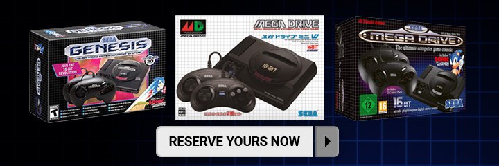Mega Drive Mini, Sega Mega Drive Mini W, Sega Genesis Mini, Sega Mega Drive Mini, Japan, Europe, Australia, US, North America, Sega, console, release date, price, pre-order
