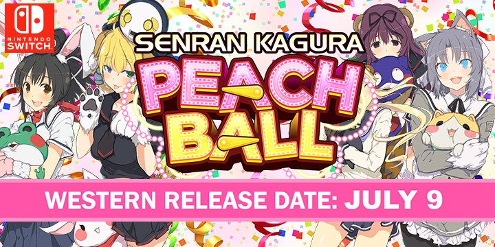 Senran Kagura, Senran Kagura: Peach Ball, XSEED Games, update, Nintendo Switch, Switch, update, release date, Western localization, Western release