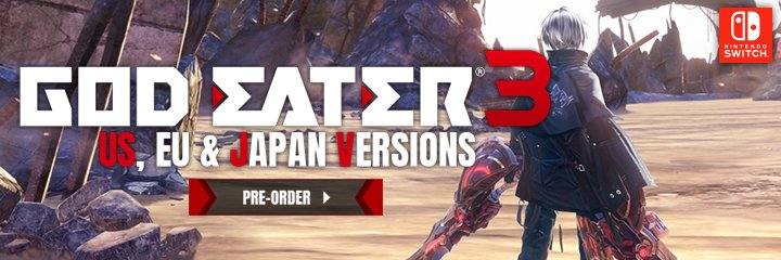 God Eater 3, Multi-Language, Bandai Namco, Nintendo Switch, Switch, gameplay, features, price, release date, Asia, pre-order