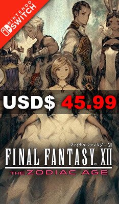Final Fantasy XII: The Zodiac Age (Multi-Language), Square Enix
